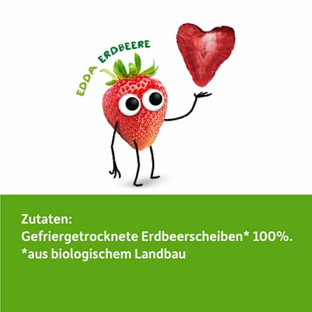 Kindersnacks Fruchtchips Erdbeere ab 3 Jahren Freche Freunde