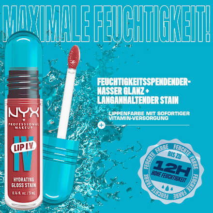 Lipgloss Lip IV Hydrating Gloss Serum 17 Petal Pourin' NYX PROFESSIONAL MAKEUP