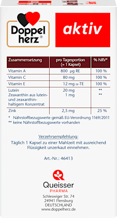 Augen Vital Sehkraft Kapseln 90 St Doppelherz