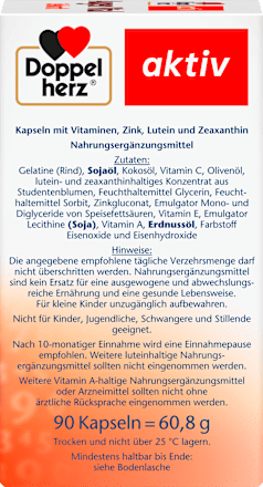 Augen Vital Sehkraft Kapseln 90 St Doppelherz