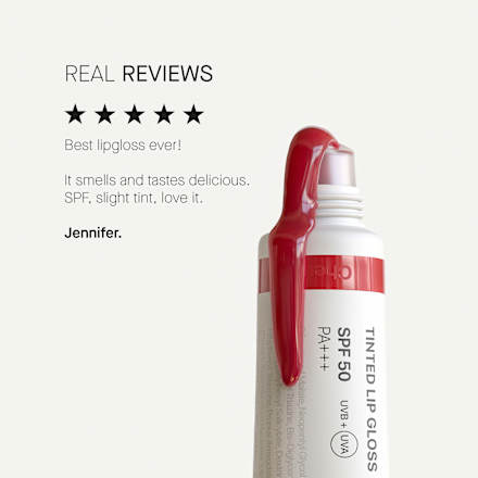 Lipgloss Tinted Cherry LSF 50 Transparent Lab