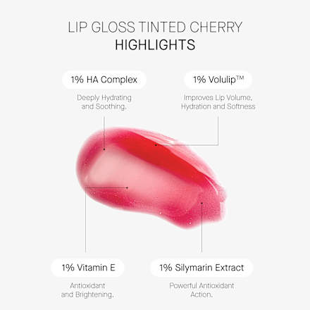Lipgloss Tinted Cherry LSF 50 Transparent Lab