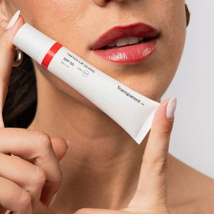 Lipgloss Tinted Cherry LSF 50 Transparent Lab