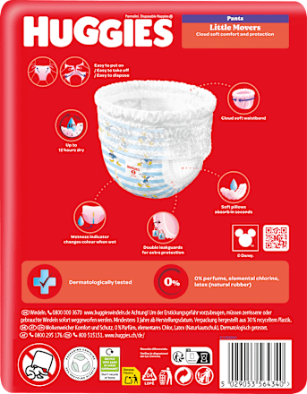 Baby Pants Little Movers Gr. 5 (12-17 kg)  Huggies