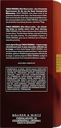 After Shave Lotion Tabac Original