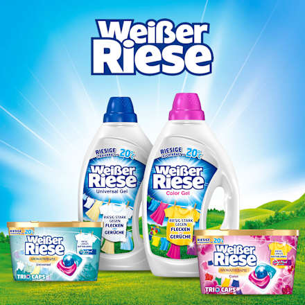 Colorwaschmittel Gel Weißer Riese