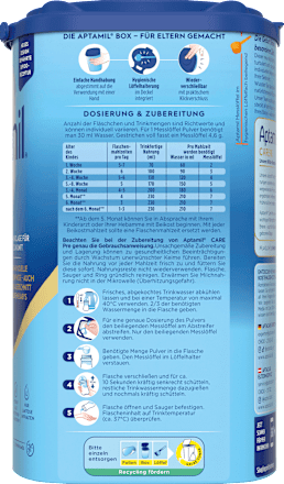 Anfangsmilch Pre Care von Geburt an Aptamil