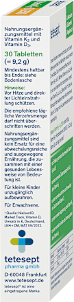 Vitamin K2 + D3 Tabletten 30 St tetesept
