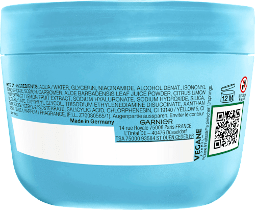 Feuchtigkeitscreme Hyaluron Sorbet Creme GARNIER