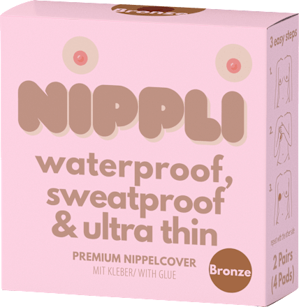 Nippelcover Bronze Mit Kleber (2 Paar) NIPPLI EUROPE GmbH