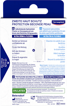 Pflaster Strips Zweite Haut  Hansaplast