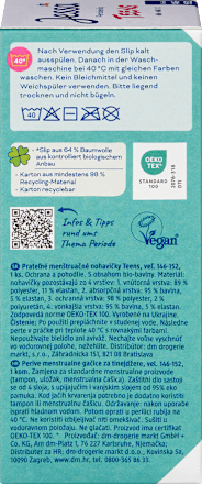 Periodenunterwäsche Slip Teens Gr. 146/152 Jessa