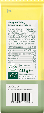 Gewürzmischischung Veggie-Küche LEBENSBAUM