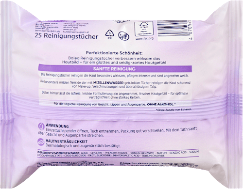 Abschminktücher Mizellen Balea