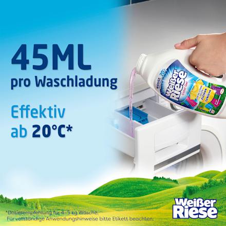 Colorwaschmittel Gel Weißer Riese
