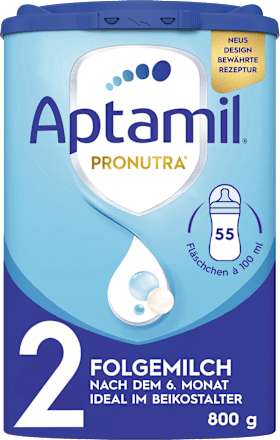 Folgemilch 2 Pronutra nach dem 6. Monat Aptamil