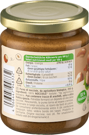 Haselnussmus  dmBio