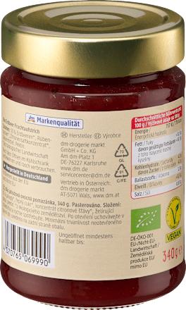 Fruchtaufstrich, Erdbeere 55% Frucht dmBio