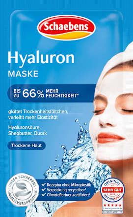 Gesichtsmaske Hyaluron (2 x 5 ml) Schaebens