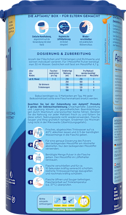 Folgemilch 3 Pronutra ab dem 10. Monat Aptamil