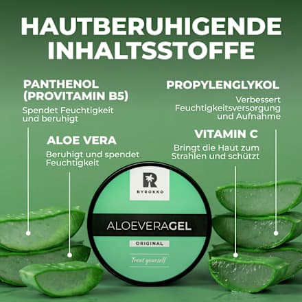After Sun Gel mit Aloe Vera Byrokko