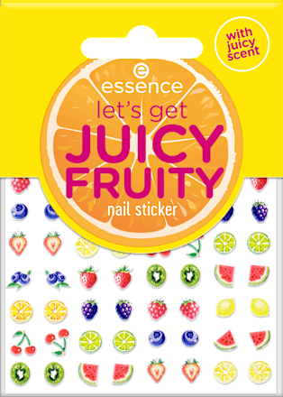Nagelsticker Let's Get Juicy Fruity essence