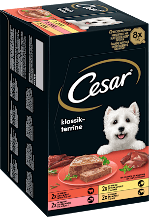 Nassfutter Hund Klassiker Selektion Multipack (8x150 g) Cesar