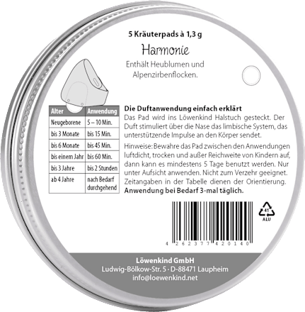 Löwenpads Harmonie Löwenkind