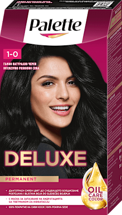 Boja za kosu – 1-0 (900) intenzivno prirodno crna Palette DELUXE