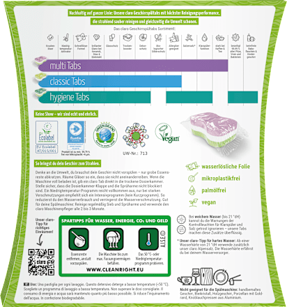 Spülmaschinen-Tabs Multi  claro