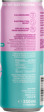 Erfrischungsgetränk, Cocolyte Passionsfrucht share