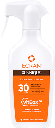 Hidratantno mlijeko za sunčanje u spreju Sunnique, SPF 30 ECRAN