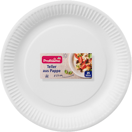 Teller aus Pappe Profissimo