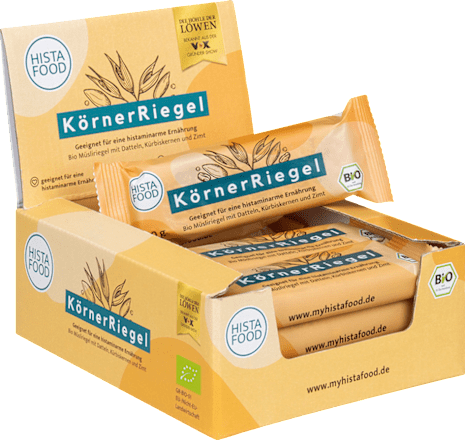 Müsliriegel Körner mit Datteln, Kürbiskernen & Zimt HistaFood