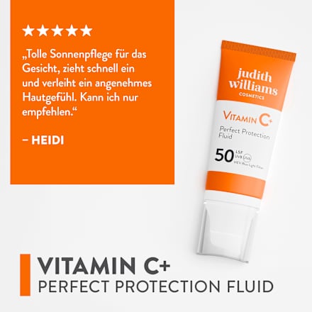 Fluid LSF 50 Vitamin C+ Perfect Protection judith williams COSMETICS