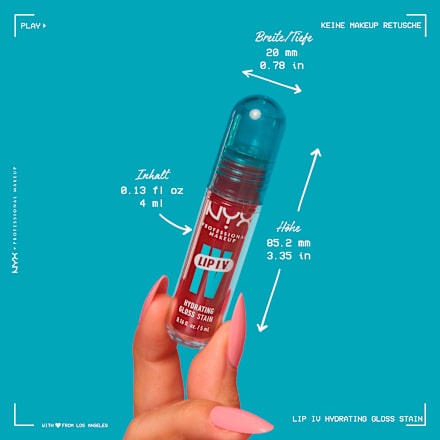 Lipgloss Lip IV Gloss Stain 01 Caramel Drip NYX PROFESSIONAL MAKEUP