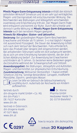 Kapseln Magen-Darm-Entspannung Intensiv Mivolis