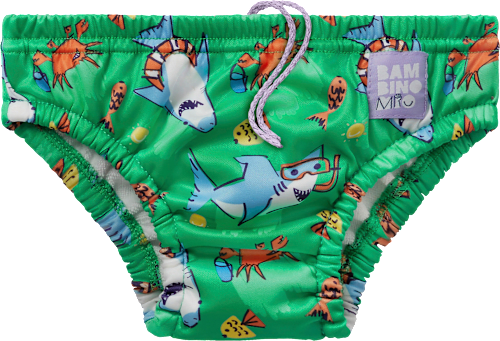 Schwimmwindeln wiederverwendbar grün 1-2 Jahre Bambino Mio