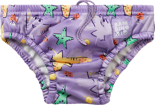 Wiederverwendbare Schwimmwindeln lila 2-3 Jahre Bambino Mio