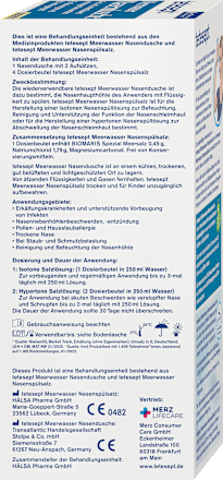 Nasendusche Meerwasser tetesept