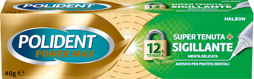 Crema adesiva POWER MAX SUPER TENUTA + SIGILLANTE Polident