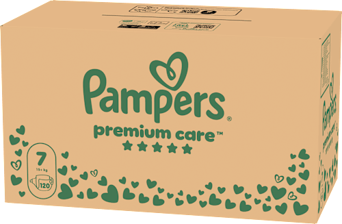 pleny, velikost 7 Pampers Premium Care