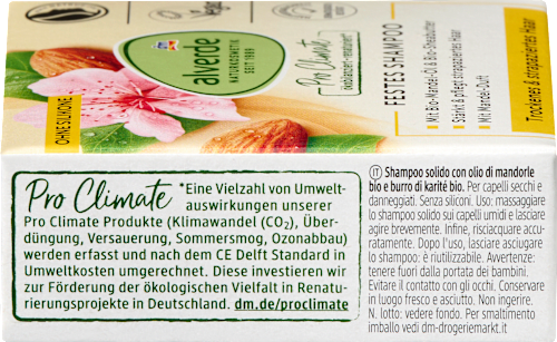 tuhý šampon Nutri Care alverde NATURKOSMETIK
