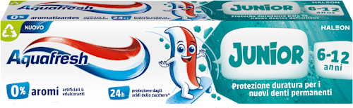 Dentifricio JUNIOR 6-12 anni Aquafresh