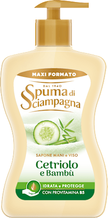 Sapone liquido Cetriolo e Bambù Spuma di Sciampagna