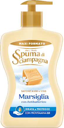 Sapone liquido Marsiglia con antibatterico Spuma di Sciampagna