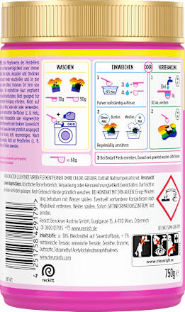 Fleckenentferner Pulver Oxi Action Pink Vanish Oxi Action