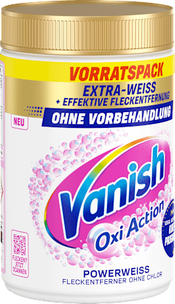Fleckenentferner Pulver Oxi Action Weiß Vanish Oxi Action