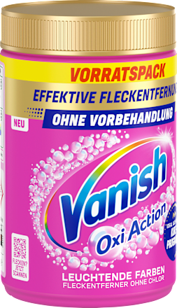 Fleckenentferner Pulver Oxi Action Pink Vanish Oxi Action