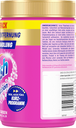 Fleckenentferner Pulver Oxi Action Pink Vanish Oxi Action